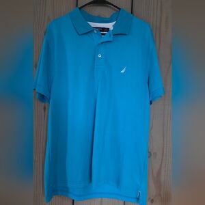 Nautica Men's Blue Polo Shirt